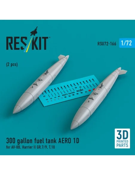 300 gallon fuel tank AERO 1D for AV-8B, Harrier II GR.7/9, T.10 (2 ...