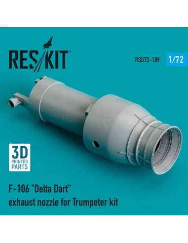 F-106 Delta Dart exhaust nozzle for Trumpeter kit (3D Printed), 1/7...