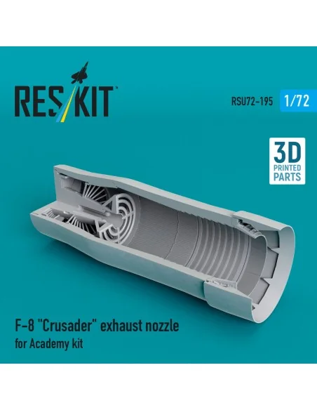 [NO_DESC] F-8 Crusader exhaust nozzle for Academy kit (3D Printed),...