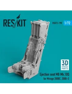 Ejection seat MB Mk.10Q for Mirage 2000C, 2000-5 (3D Printed), 1/72...