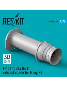 F-106 Delta Dart exhaust nozzle for Meng kit (3D Printed), 1/72 - R...