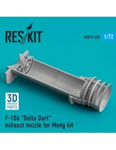F-106 Delta Dart exhaust nozzle for Meng kit (3D Printed), 1/72 - R... 2