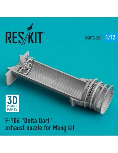F-106 Delta Dart exhaust nozzle for Meng kit (3D Printed), 1/72 - R...