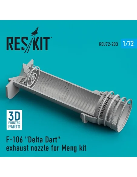 F-106 Delta Dart exhaust nozzle for Meng kit (3D Printed), 1/72 - R...