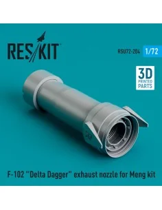 F-102 Delta Dagger exhaust nozzle for Meng kit (3D Printed), 1/72 -... 2