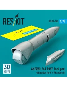AN/AVQ-26A PAVE Tack pod with pylon for F-4 Phantom II (3D Printed)...