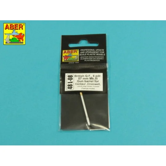 British Q.F.6 pdr.57 mm Mk.III gun barrel for Centaur, Cromwell, 1/...