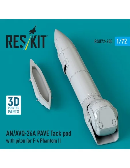 AN/AVQ-26A PAVE Tack pod with pylon for F-4 Phantom II (3D Printed)...