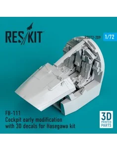 FB-111 Cockpit early modification with 3D decals for Hasegawa kit (...