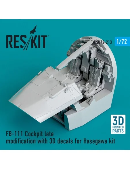 FB-111 Cockpit late modification with 3D decals for Hasegawa kit (3...