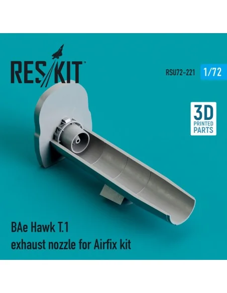 BAe Hawk T.1 exhaust nozzle for Airfix kit (3D Printed), 1/72 - Res...