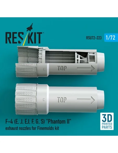 F-4 (E, J, EJ, F, G, S) Phantom II exhaust nozzles for Finemolds ki...