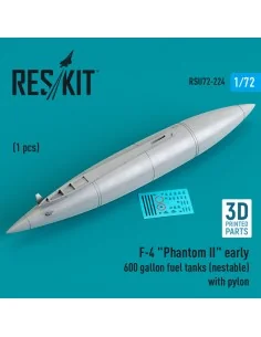 F-4 Phantom II early 600 gallon fuel tanks (nestable) with pylon (1...
