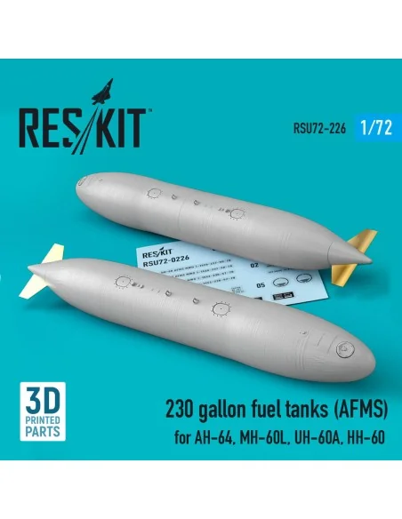 230 gallon fuel tanks (AFMS) for AH-64, MH-60L, UH-60A, HH-60 (2 pc...