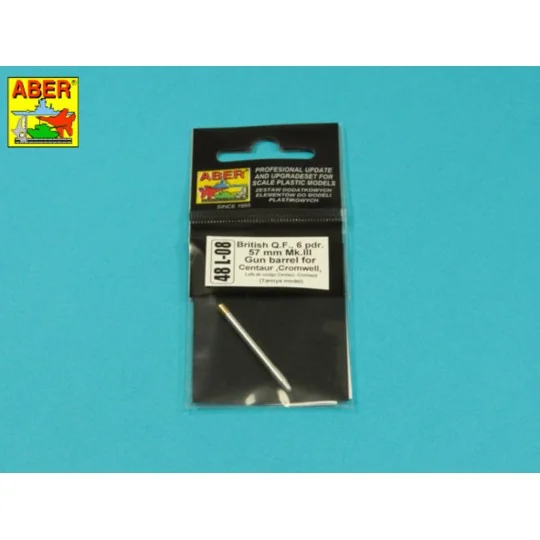 British Q.F.6 pdr.57 mm Mk.III gun barrel for Centaur, Cromwell, 1/...