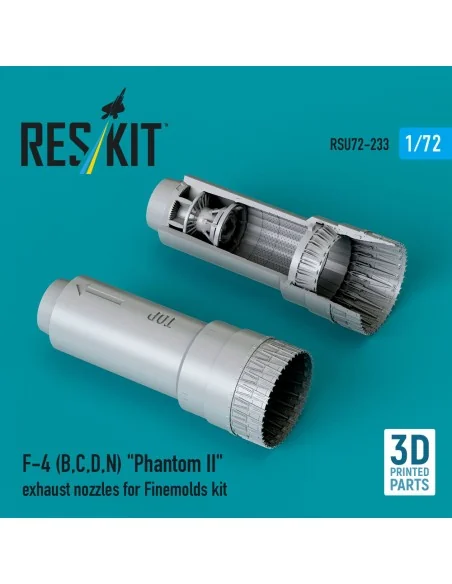 F-4 (B, C, D, N) Phantom II exhaust nozzles for Finemolds kit (3D P...