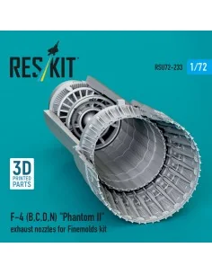 F-4 (B, C, D, N) Phantom II exhaust nozzles for Finemolds kit (3D P... 2