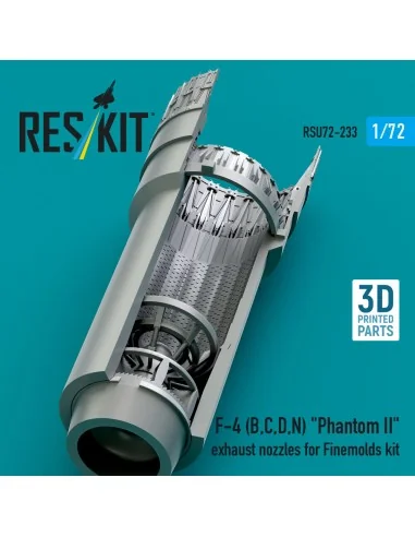 F-4 (B, C, D, N) Phantom II exhaust nozzles for Finemolds kit (3D P...