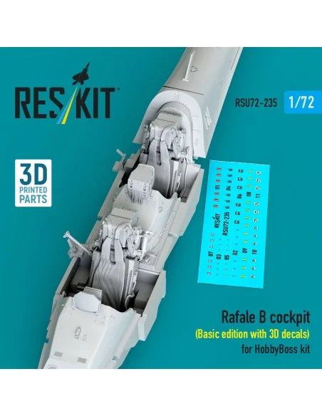 Rafale B cockpit (Basic edition with 3D decals) for HobbyBoss kit (...