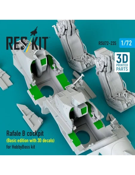 Rafale B cockpit (Basic edition with 3D decals) for HobbyBoss kit (...