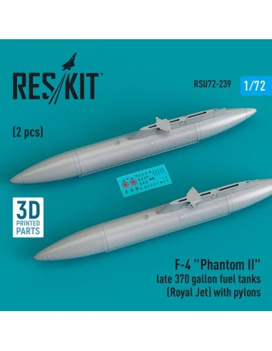 F-4 Phantom II late 370 gallon fuel tanks (Royal Jet) with pylons (...
