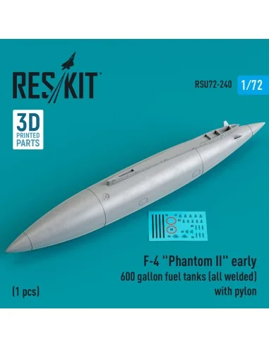 F-4 Phantom II early 600 gallon fuel tanks (all welded) with pylon ...
