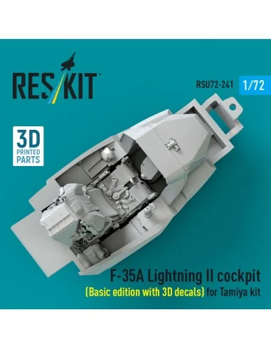 F-35A Lightning II cockpit (Basic edition with 3D decals) for Tamiy...