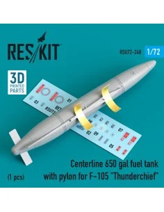 Centerline 650 gal fuel tank with pylons for F-105 Thunderchief (1 ...