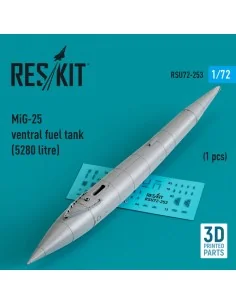 [NO_DESC] MiG-25 ventral fuel tank (5280 litre) (1 pcs) (3D Printed...