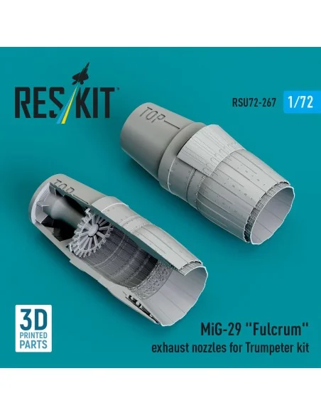 [NO_DESC] MiG-29 Fulcrum exhaust nozzles for Trumpeter kit (3D Prin...