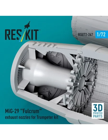 [NO_DESC] MiG-29 Fulcrum exhaust nozzles for Trumpeter kit (3D Prin...