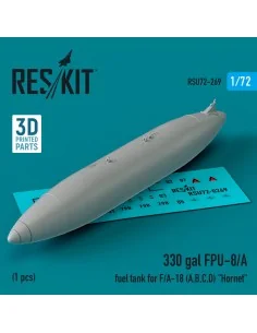 330 gal FPU-8/A fuel tank for F/A-18 (A, B, C, D) Hornet (1 pcs) (3...