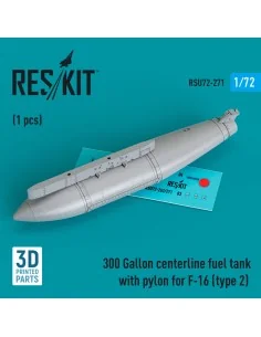 300 Gallon centerline fuel tank with pylon for F-16 (A/B/C/D/E/F/I)...