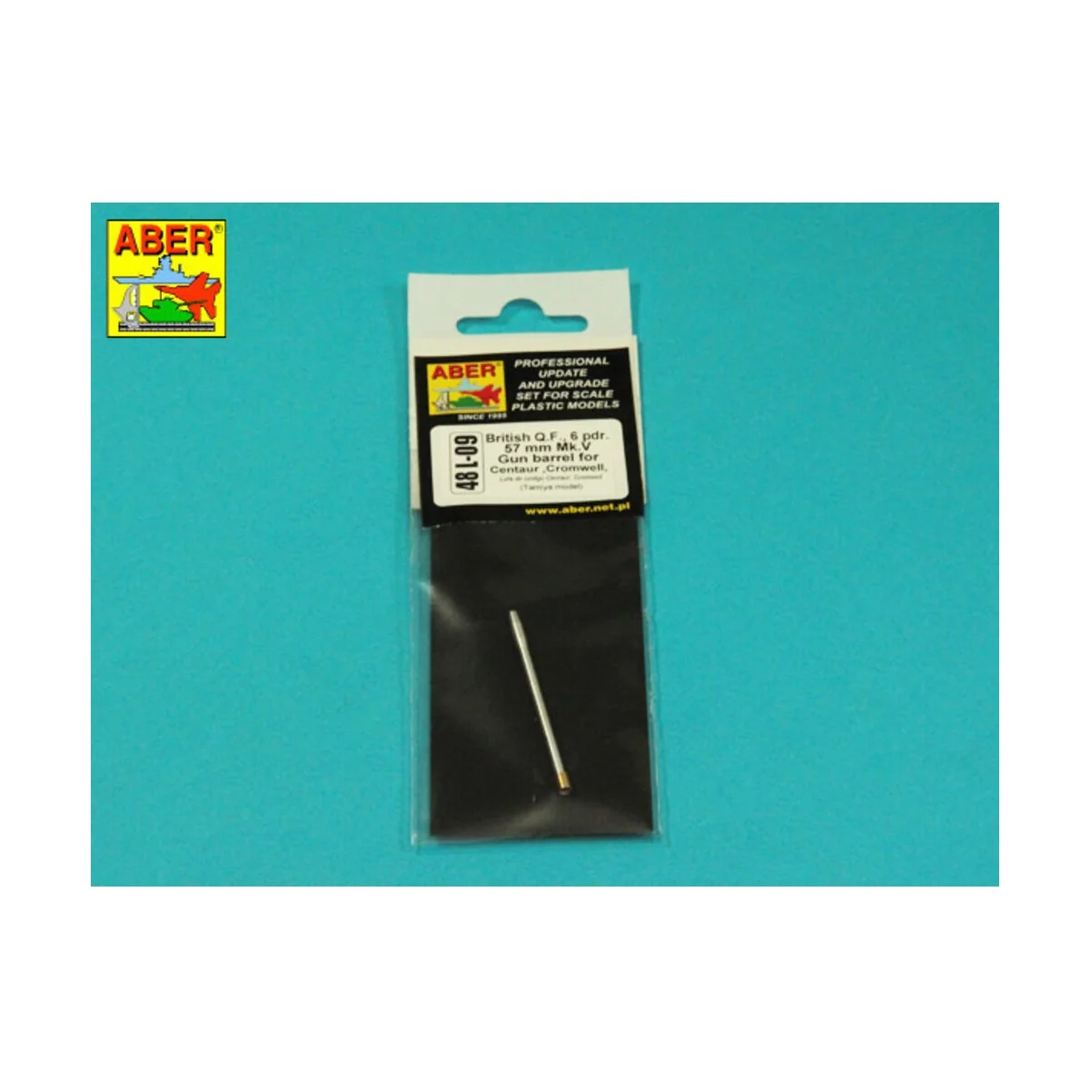 British Q.F., 6 pdr.57mm Mk.V gun barrel for Centaur, Cromwell, 1/4... British Q.F., 6 pdr.57mm Mk.V gun barrel for Centaur, Cromwell, 1/4...