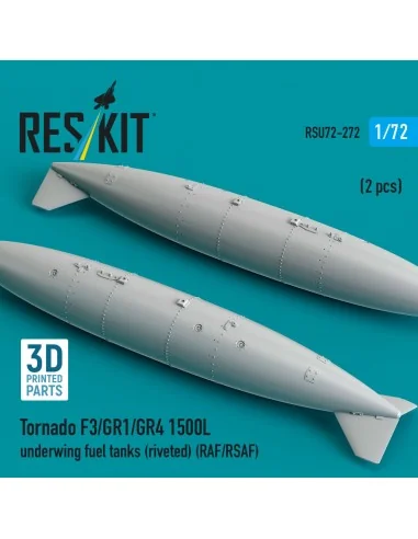 Tornado F3/GR1/GR4 1500L underwing fuel tanks (riveted) (RAF/RSAF) ...