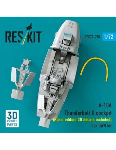 A-10A Thunderbolt II cockpit (Basic edition 3D decals included) (3D...