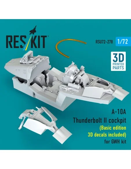 A-10A Thunderbolt II cockpit (Basic edition 3D decals included) (3D...