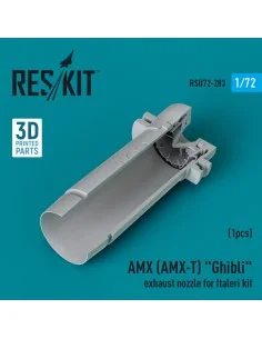 AMX (AMX-T) Ghibli exhaust nozzle for Italeri kit (3D Printed), 1/7...