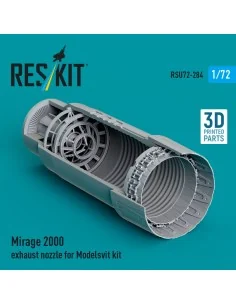 Mirage 2000 exhaust nozzle for Modelsvit kit (3D Printed), 1/72 - R...