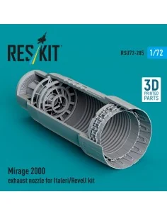 Mirage 2000 exhaust nozzle for Italeri/Revell kit (3D Printed), 1/7...