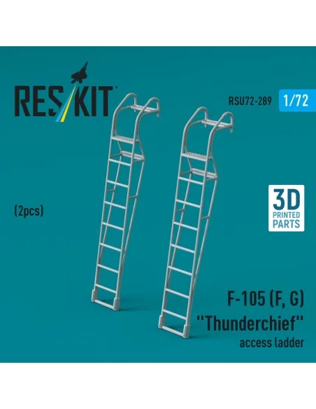 F-105 (F, G) Thunderchief access ladders (2 pcs) (3D Printed), 1/72...