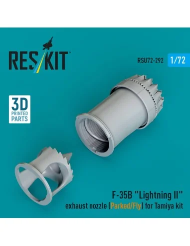 F-35B Lightning II exhaust nozzle (Parked/Fly) for Tamiya kit (3D p...