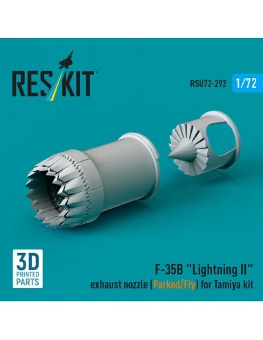 F-35B Lightning II exhaust nozzle (Parked/Fly) for Tamiya kit (3D p...