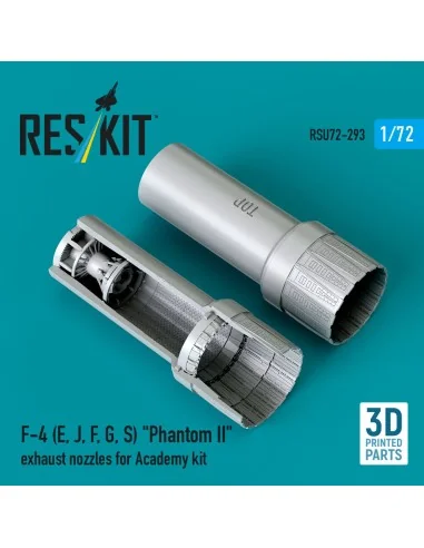 F-4 (E, J, F, G, S) Phantom II exhaust nozzles for Academy kit (3D ...