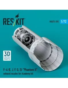 [NO_DESC] F-4 (E, J, F, G, S) Phantom II exhaust nozzles for Academ... 2