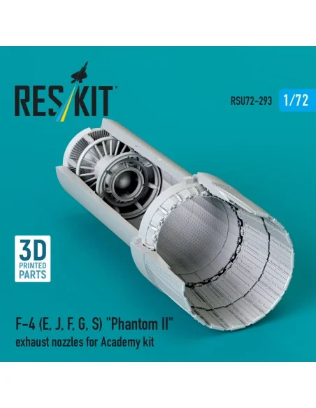 [NO_DESC] F-4 (E, J, F, G, S) Phantom II exhaust nozzles for Academ...