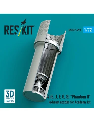 F-4 (E, J, F, G, S) Phantom II exhaust nozzles for Academy kit (3D ...