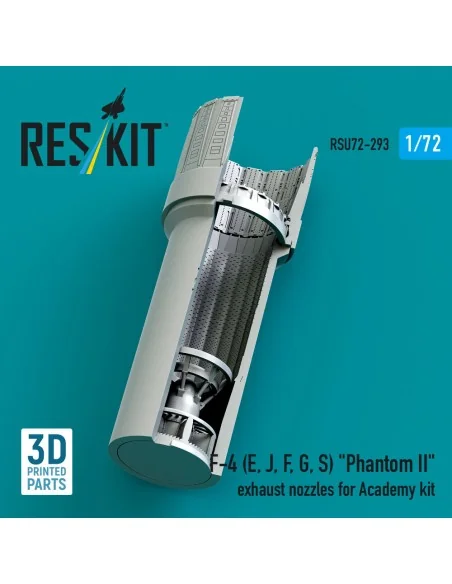 [NO_DESC] F-4 (E, J, F, G, S) Phantom II exhaust nozzles for Academ...