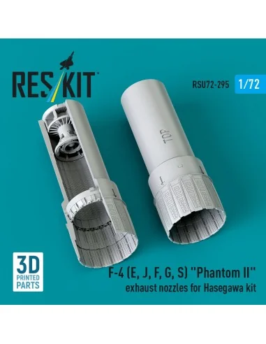 F-4 (E, J, F, G, S) Phantom II exhaust nozzles for Hasegawa kit (3D...