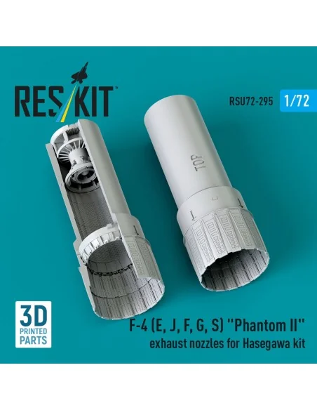 [NO_DESC] F-4 (E, J, F, G, S) Phantom II exhaust nozzles for Hasega...